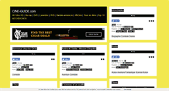 Desktop Screenshot of cine-guide.com